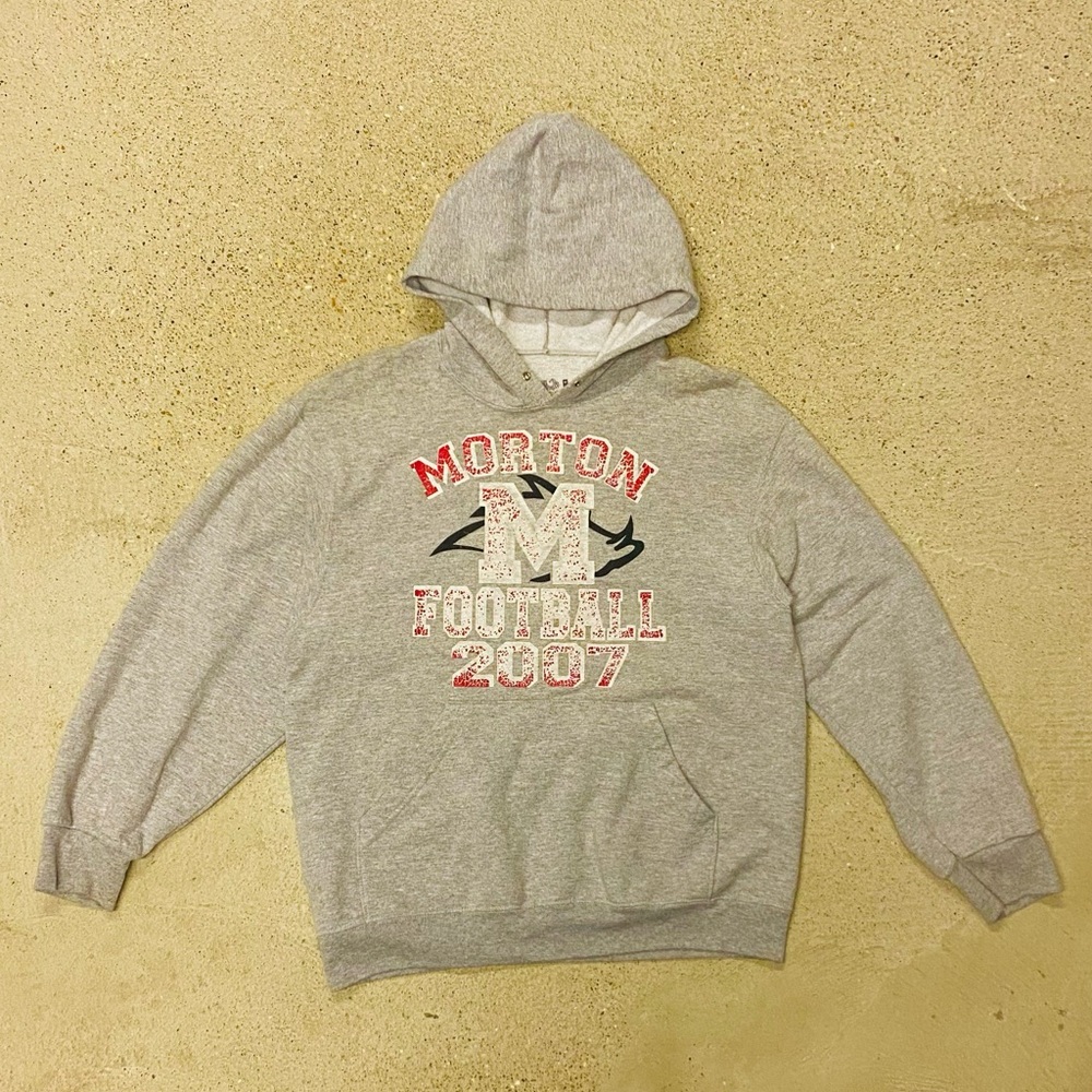 Gray Morton Football Hoodie